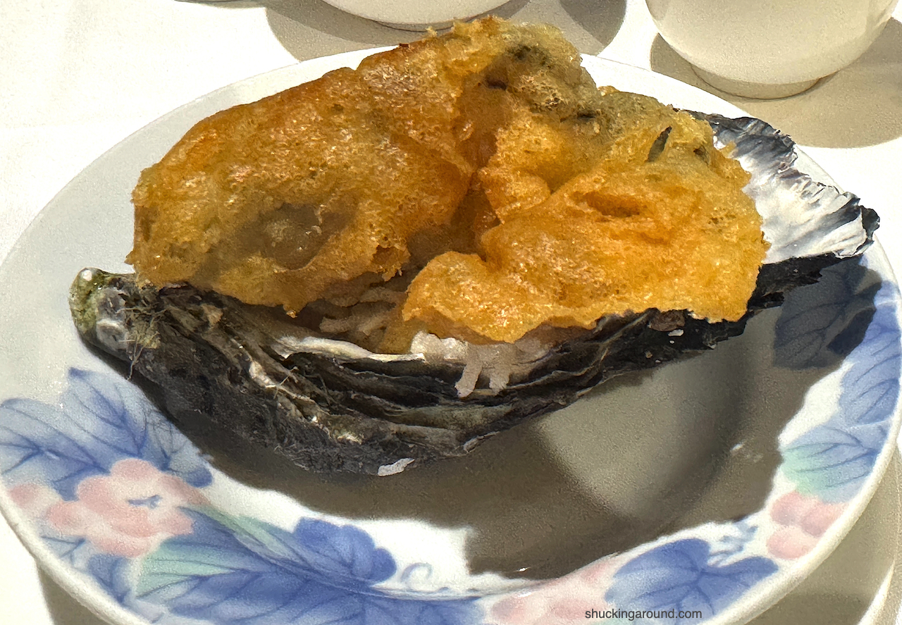 Deep-fried Tasmanian oysters at House of Tong, Sydney.