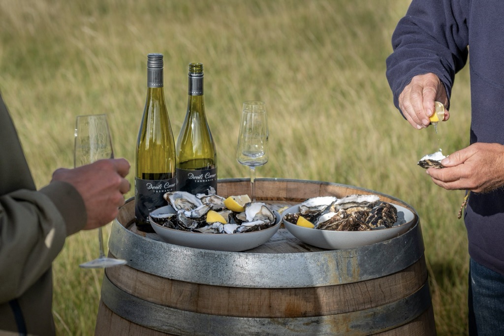 The Ultimate Fusion Of Tasmanian Wine, Seafood And Scenery
